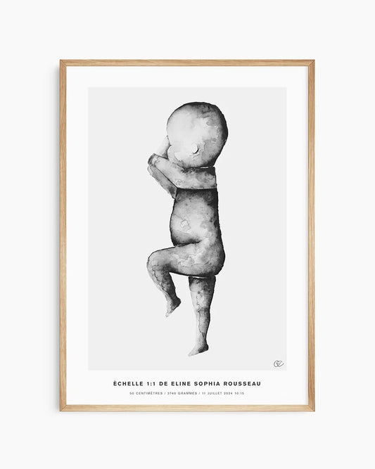 Un souvenir intemporel du premier jour de votre bébé