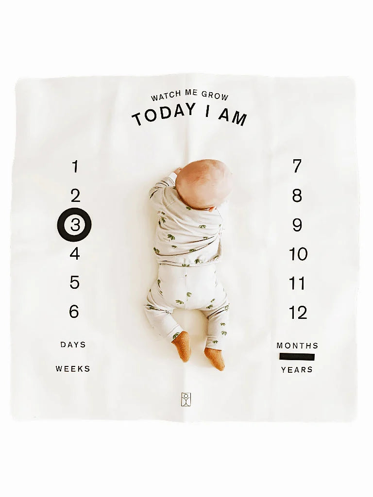 Capture your baby’s milestones with a premium milestone blanket