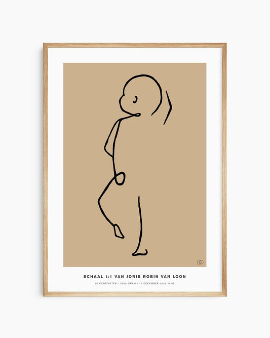 De Geboorteposter die laat zien hoe klein je baby ooit was