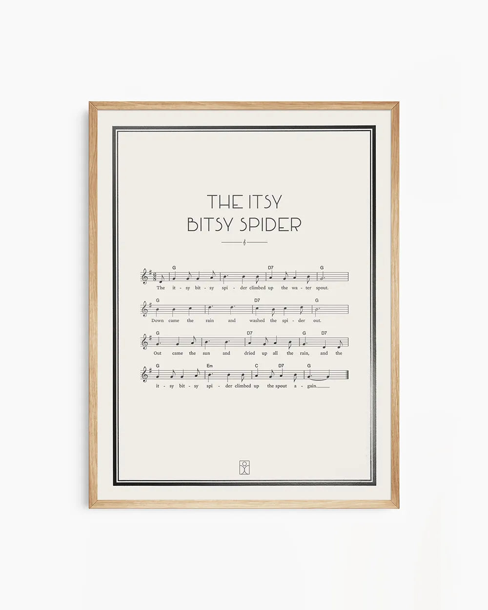 Timeless musical artwork – framed poster with personalized lyrics