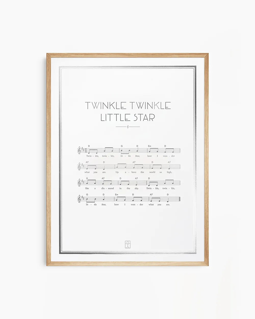 Delicate song lyric print with an elegant and soft design