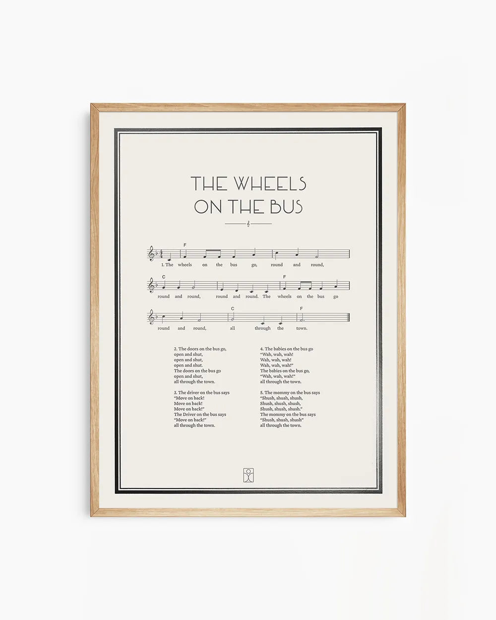 The Wheels on The Bus Nursery poster