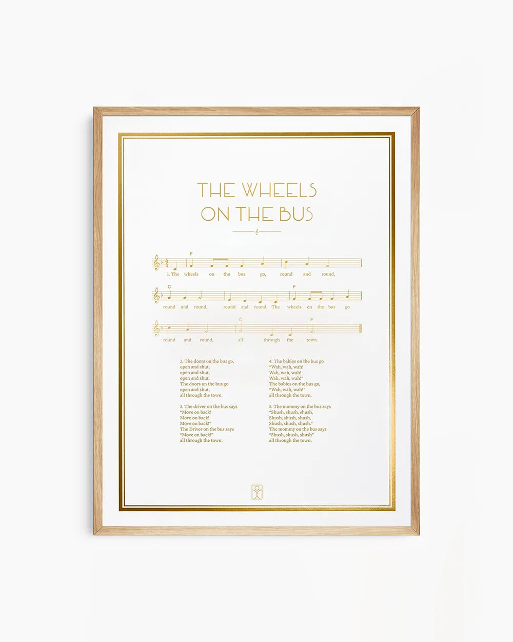 Poster with lullaby songs