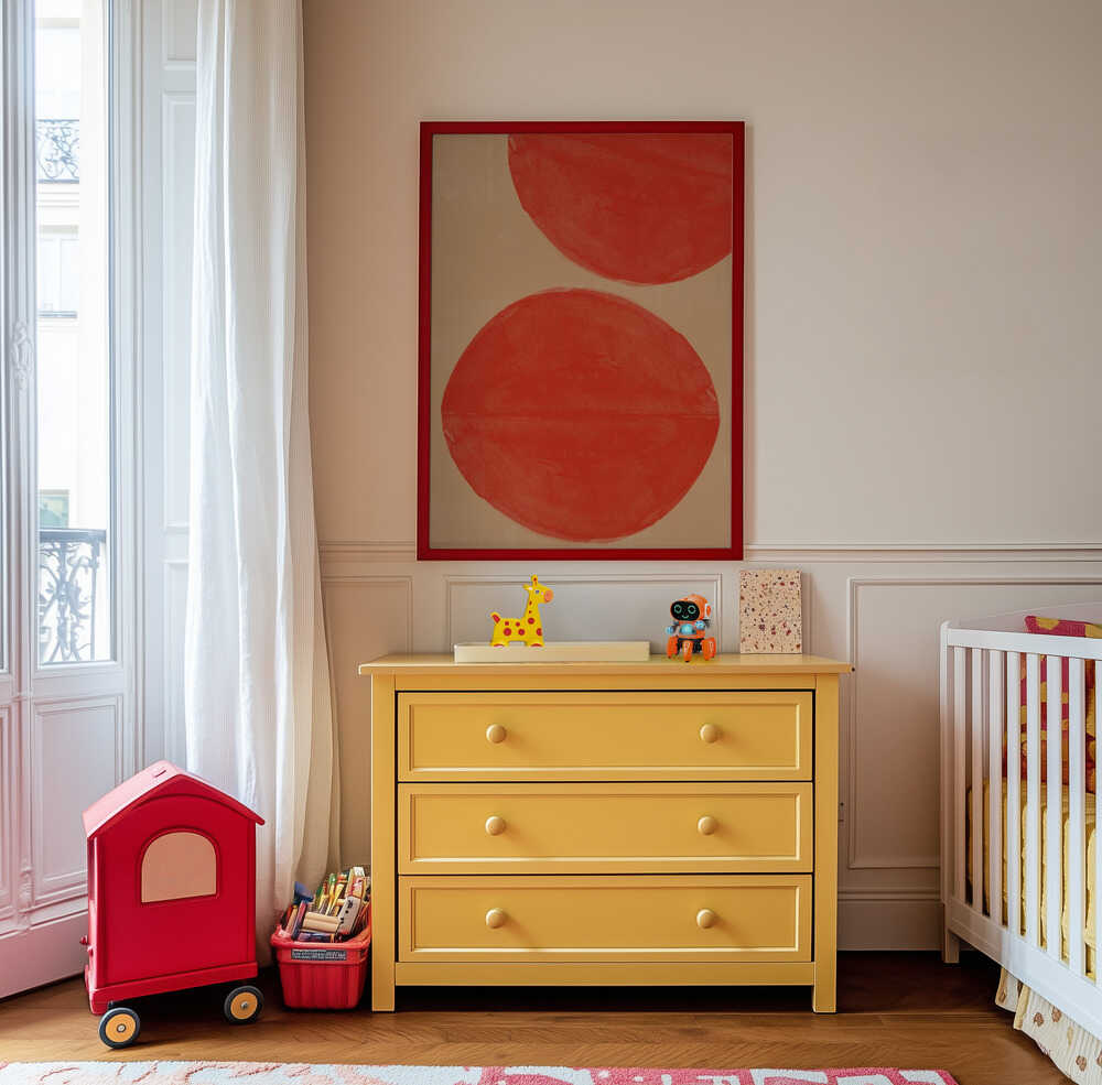 Crimson Bloom Poster