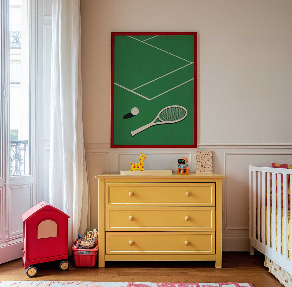 Lawn Tennis Poster