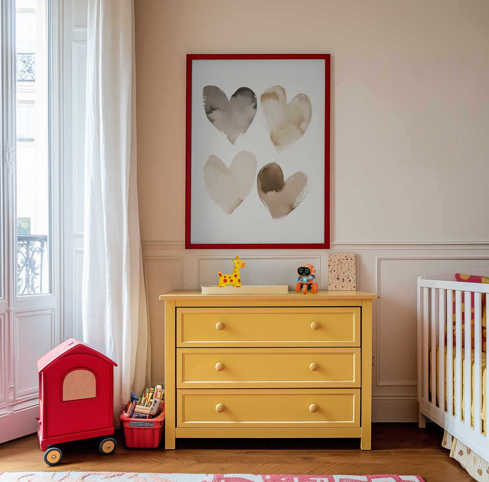 Earthy Hearts Poster