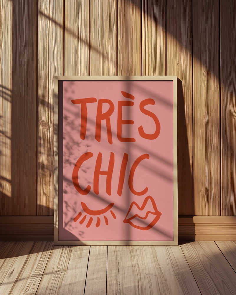 Très Chic Red Poster