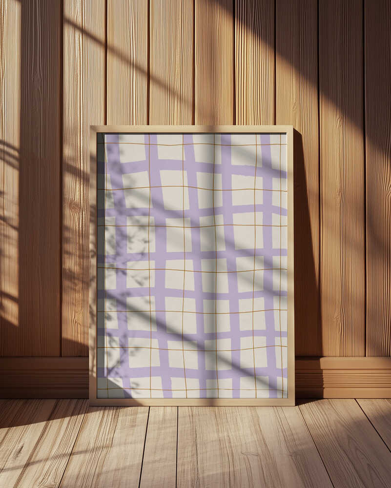 Lilac Lattice Poster