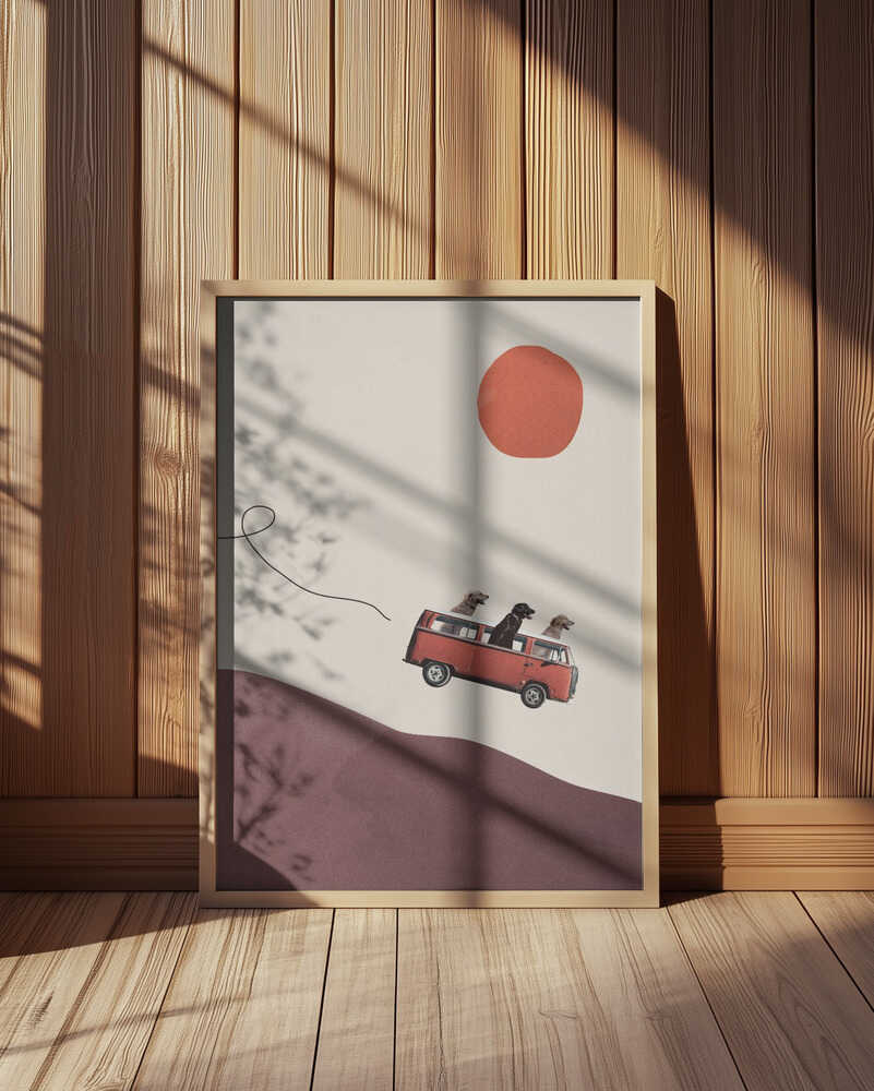 Paws on the Road Poster