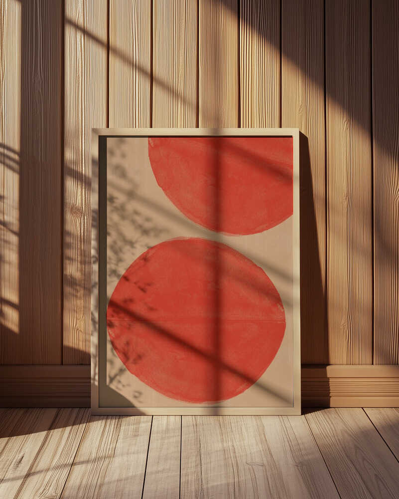 Crimson Bloom Poster