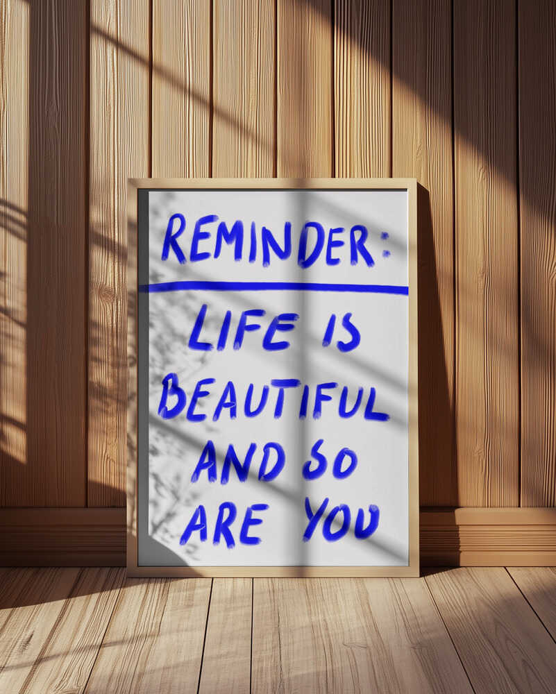 Beautiful Reminder Poster