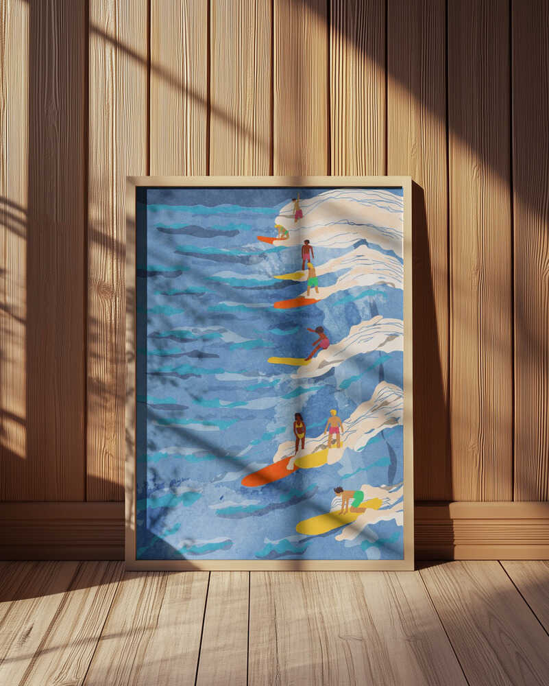 Chill Surfing Poster