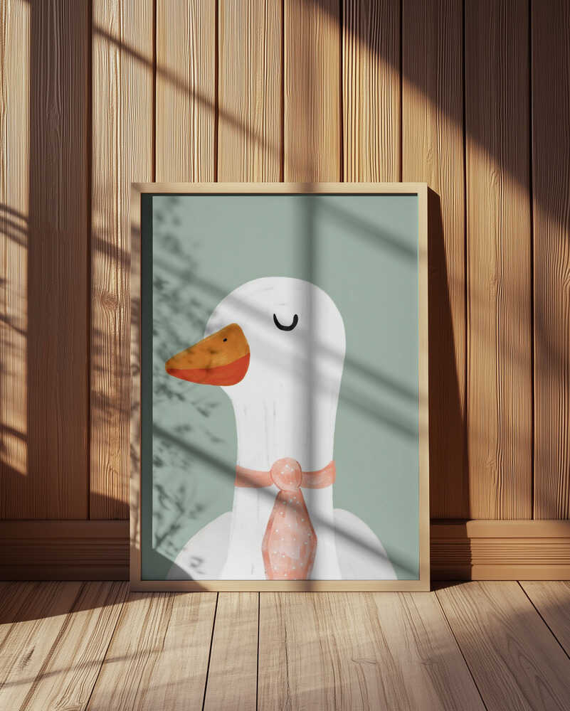 Goose in a Tie Poster