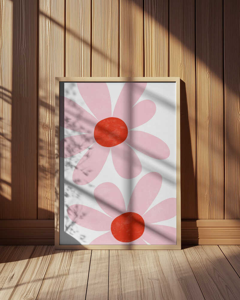 Pink Flower Petal Poster