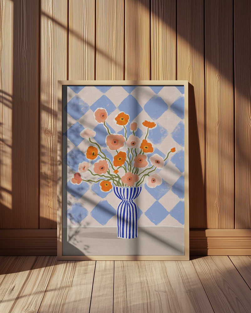 Painterly Poppies Poster