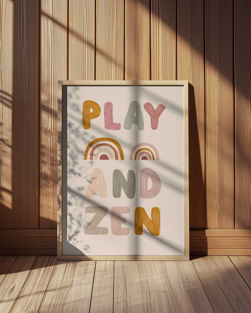 Play and Zen Poster
