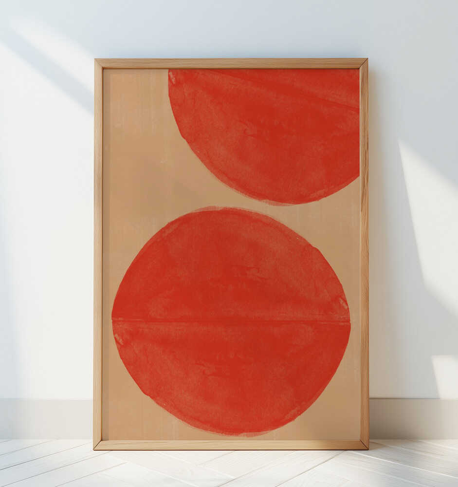 Crimson Bloom Poster