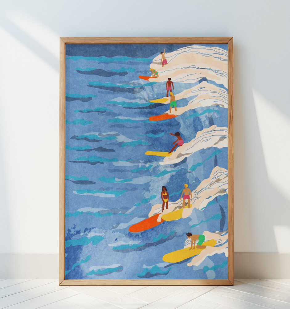 Chill Surfing Poster