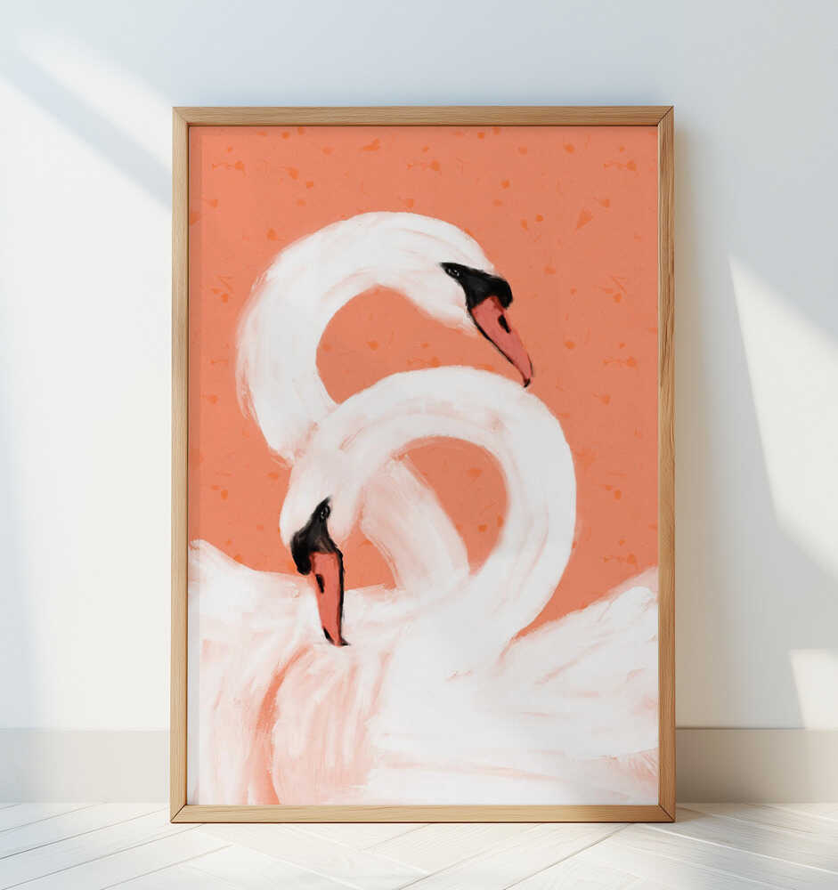 Graceful Swans Poster