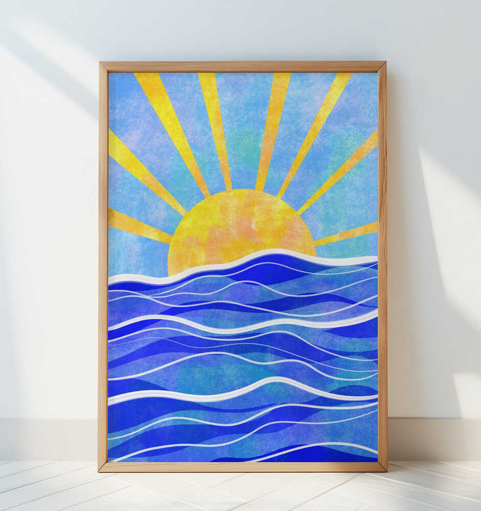 Sea Sunset Poster