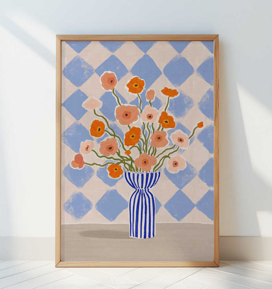 Painterly Poppies Poster