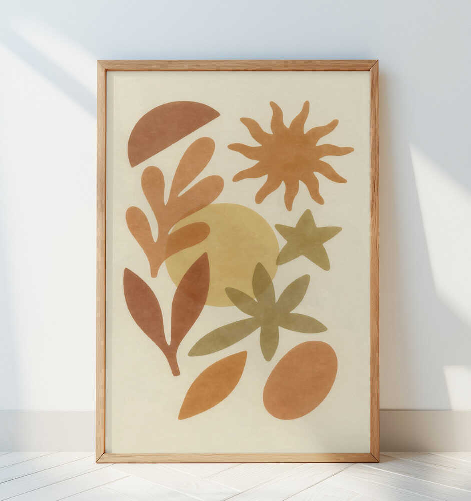 Wheatfield Glow Poster