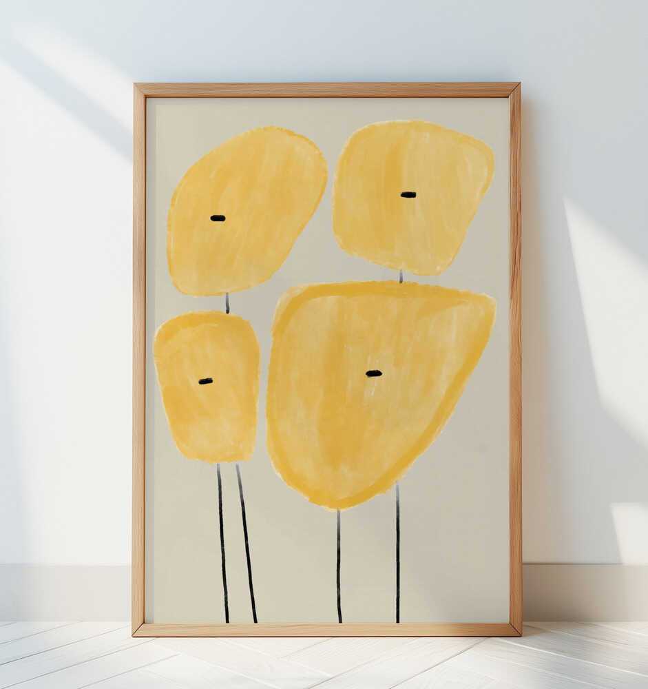 Gyldne Kronblade Plakat