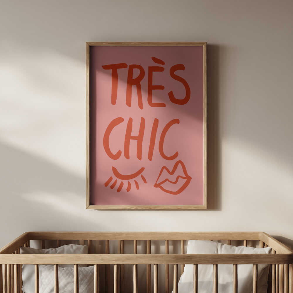 Très Chic Red Poster