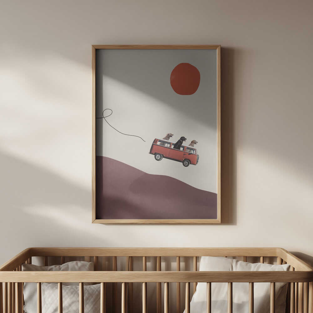 Paws on the Road Poster