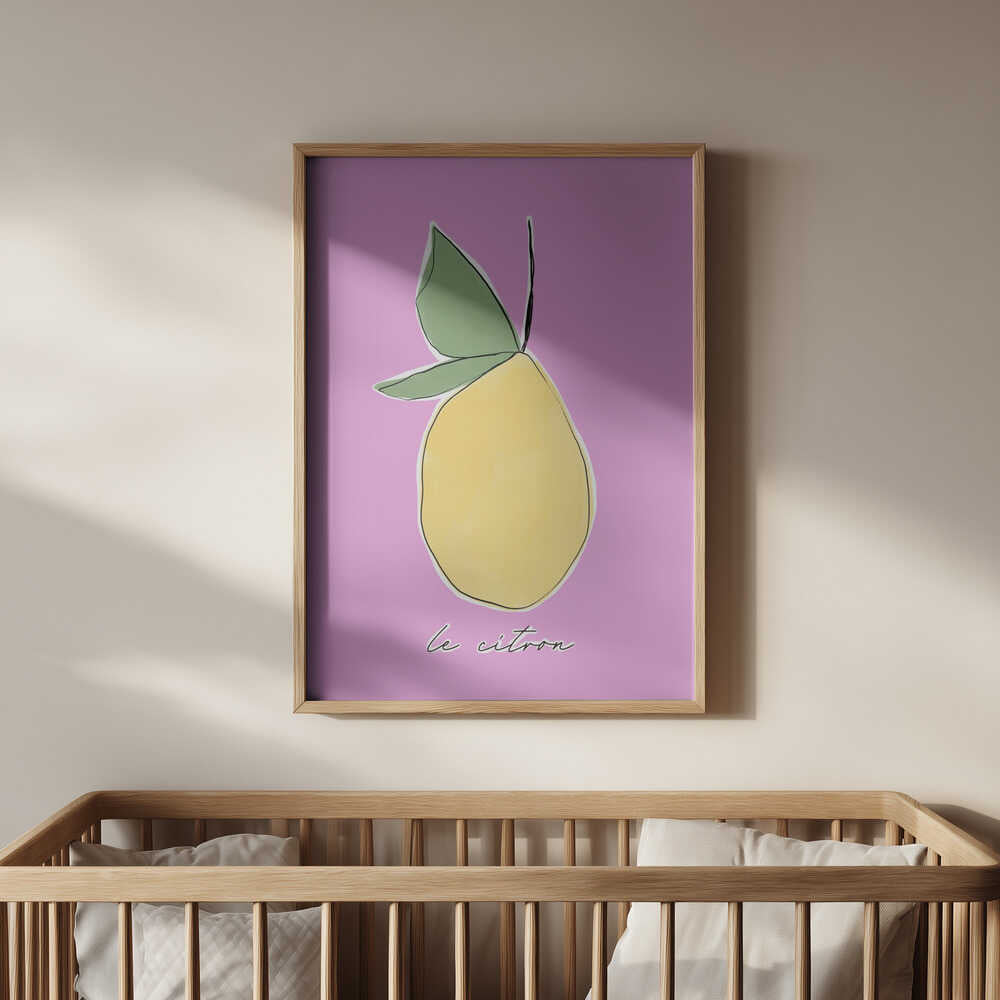 Le Citron Pink Poster