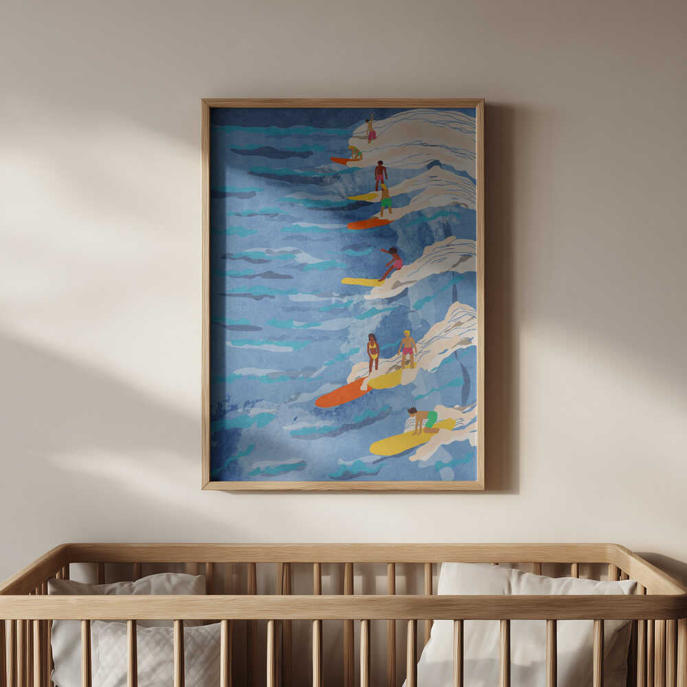 Chill Surfing Poster