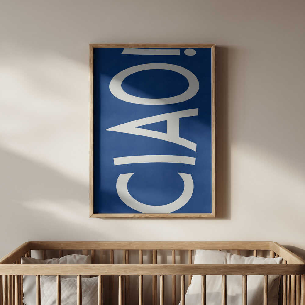 CIAO Blauw Poster