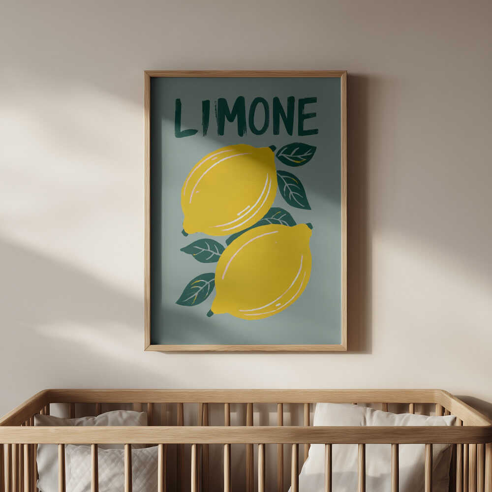 'Limone' poster kids room inspiration