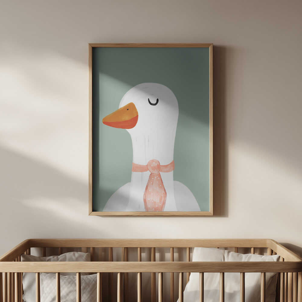 Goose in a Tie Poster
