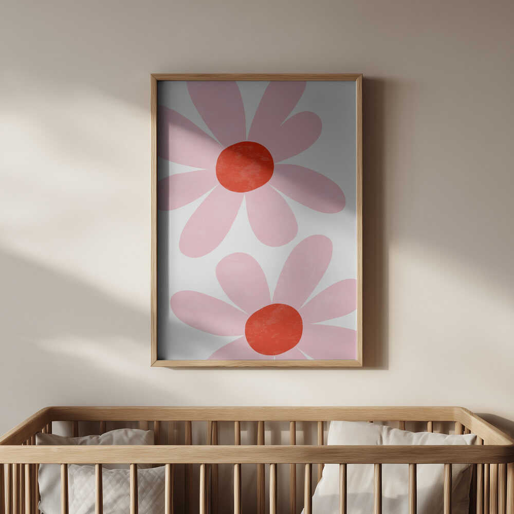 Pink Flower Petal Poster