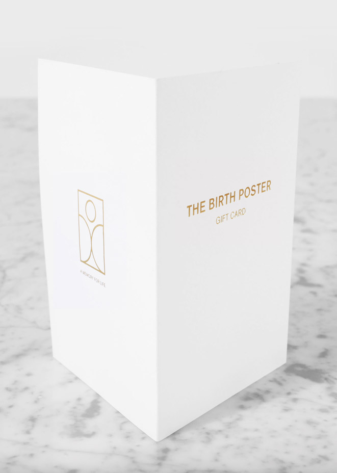 The Birth Poster - Gift card