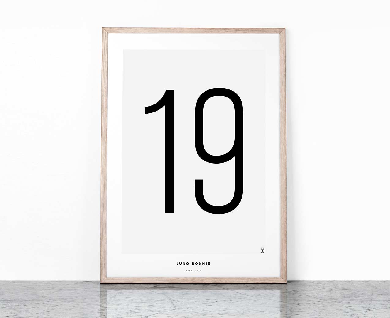 Number posters personalizzati