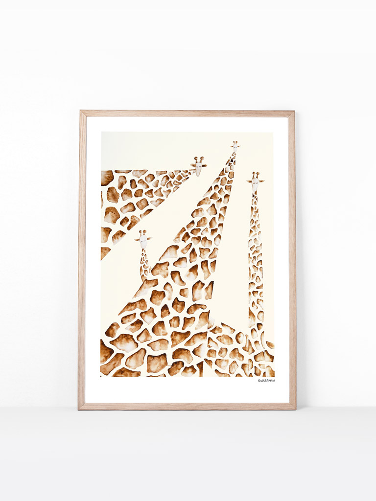 poster di giraffa