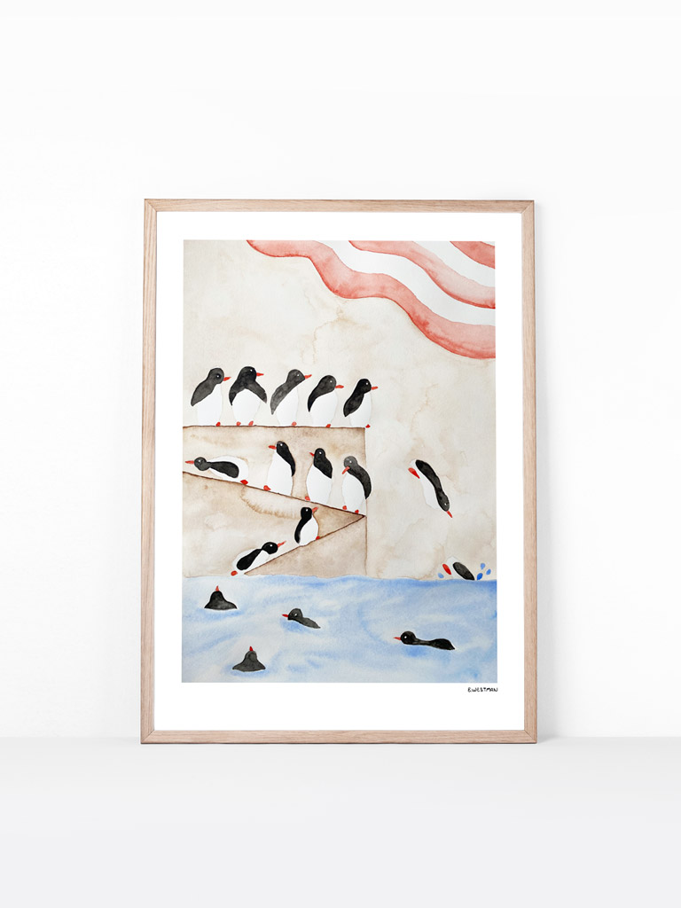 Pinguin-Poster