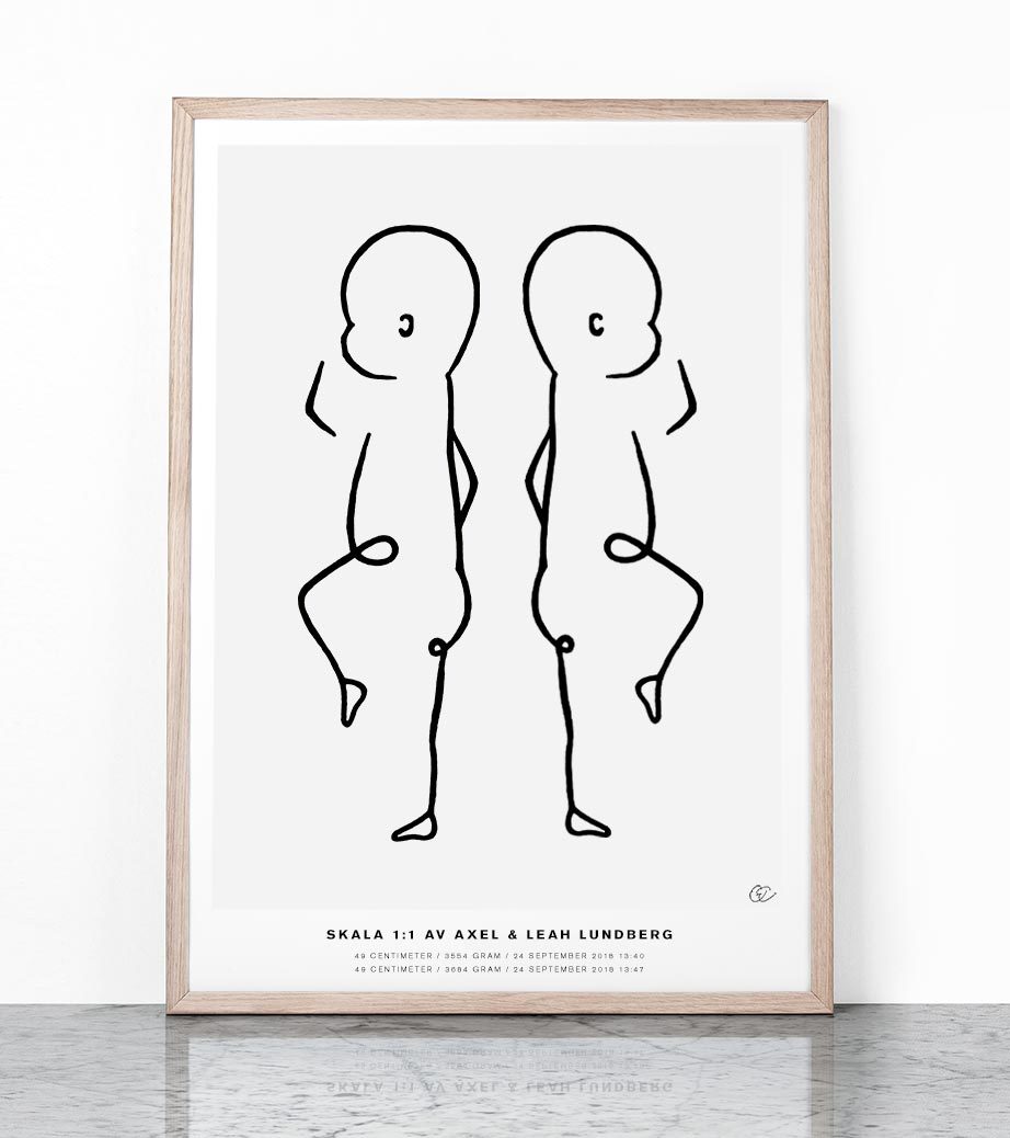 twin poster chunky line 2