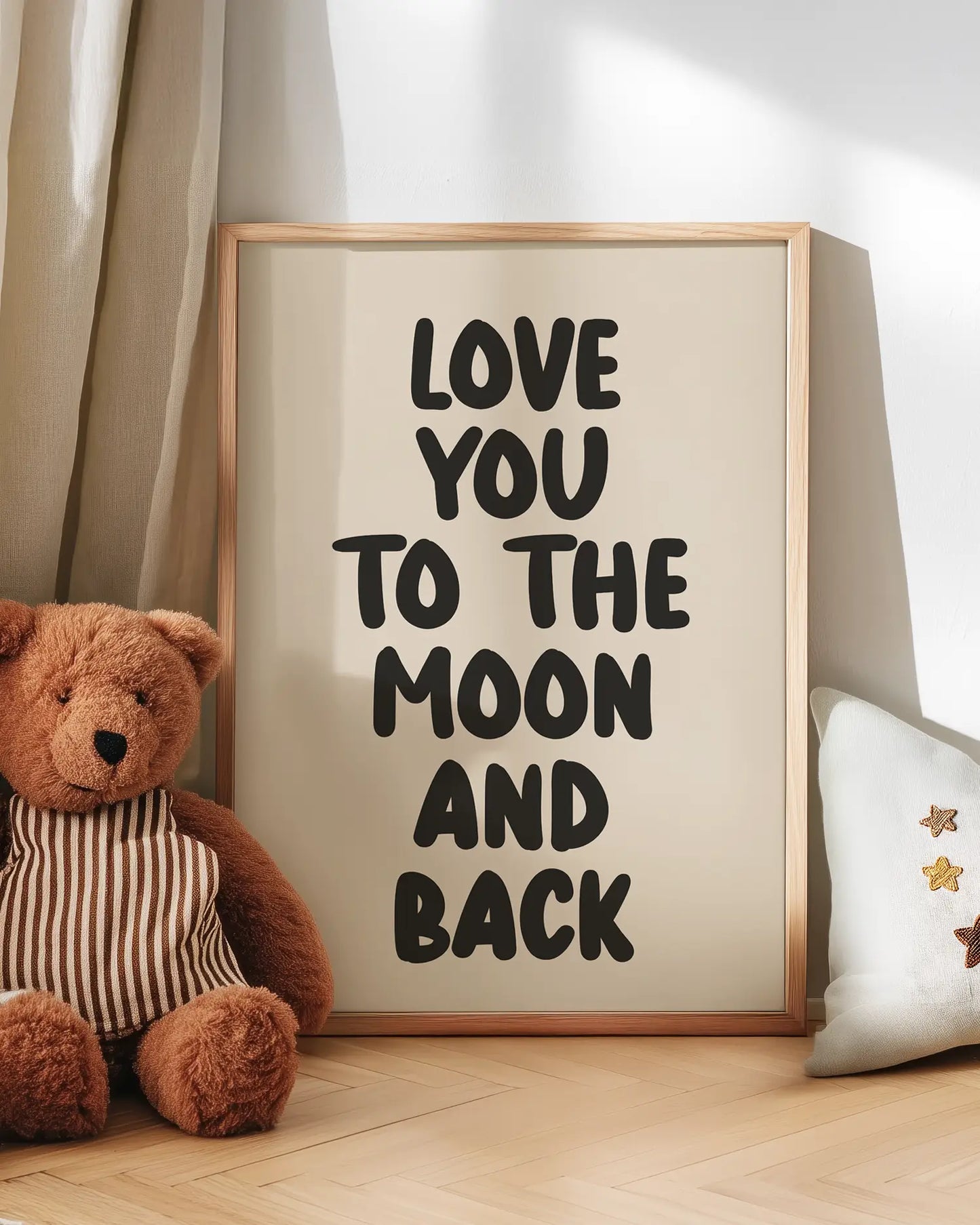 Love You To The Moon And Back Plakat