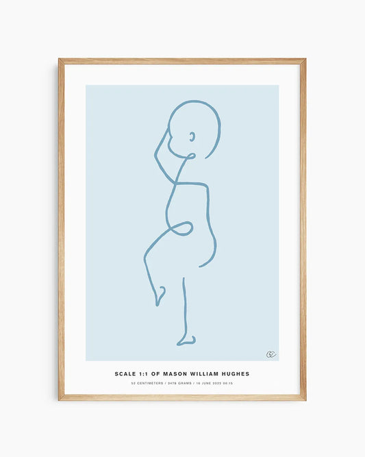 【8】BIRTH バース ポスター The Birth Poster | 1:1 scale birth posters of your baby at birth