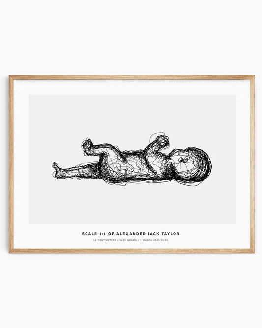 Personalized birth poster – the perfect sentimental baby gift