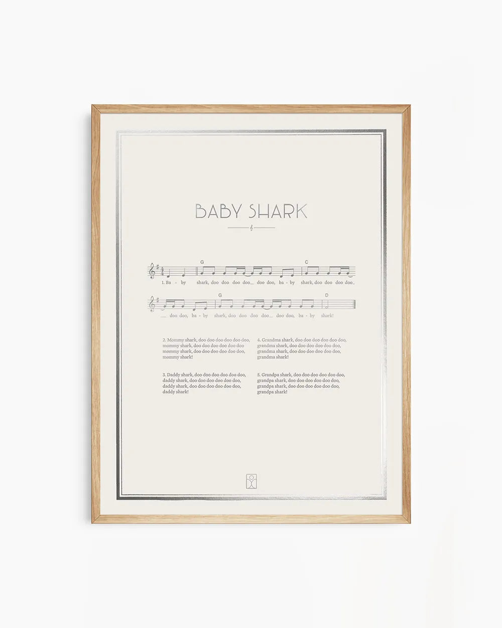 Personalized song lyric poster – a special keepsake for kids
