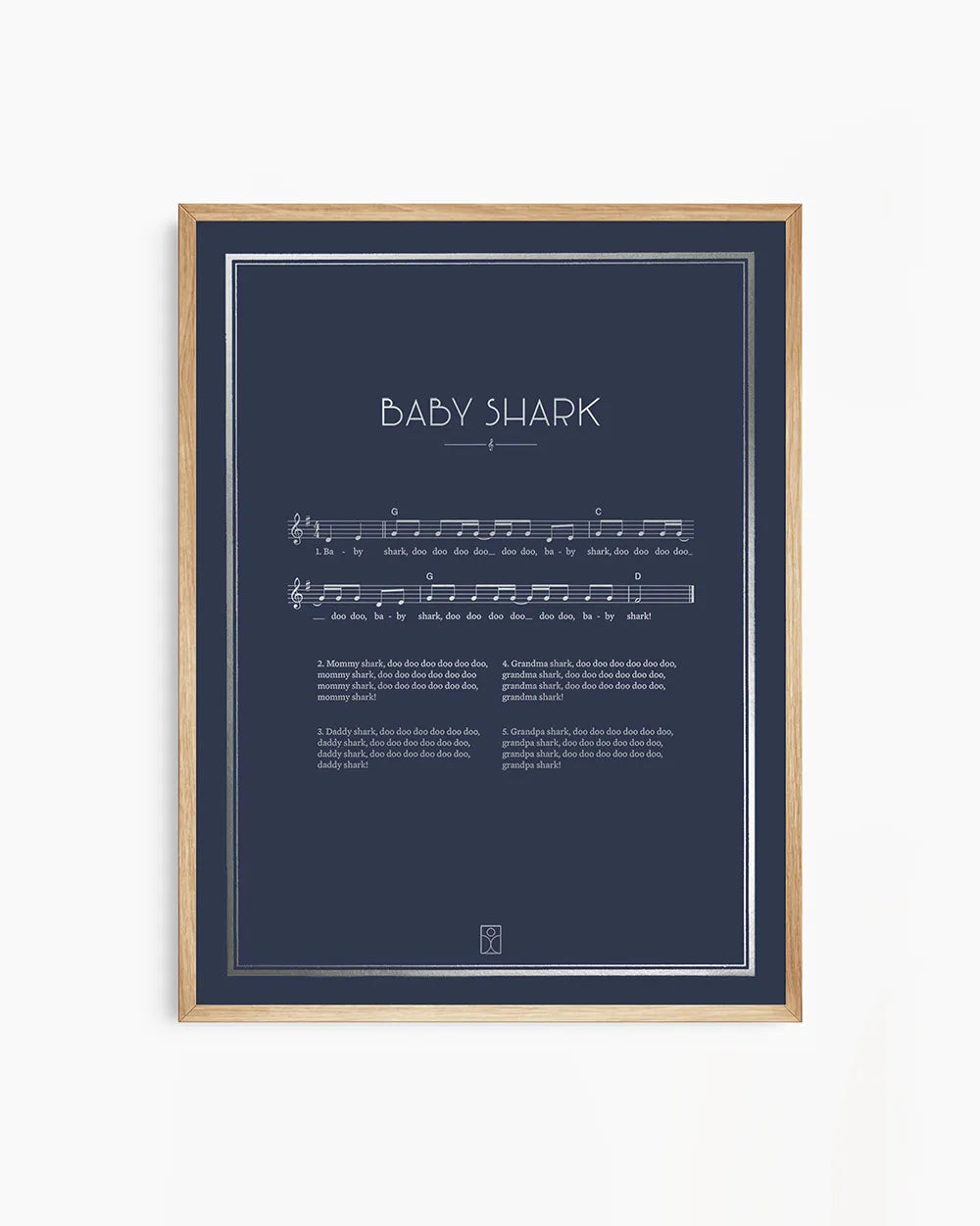 The Note Poster – a personalized print with your child’s favorite song