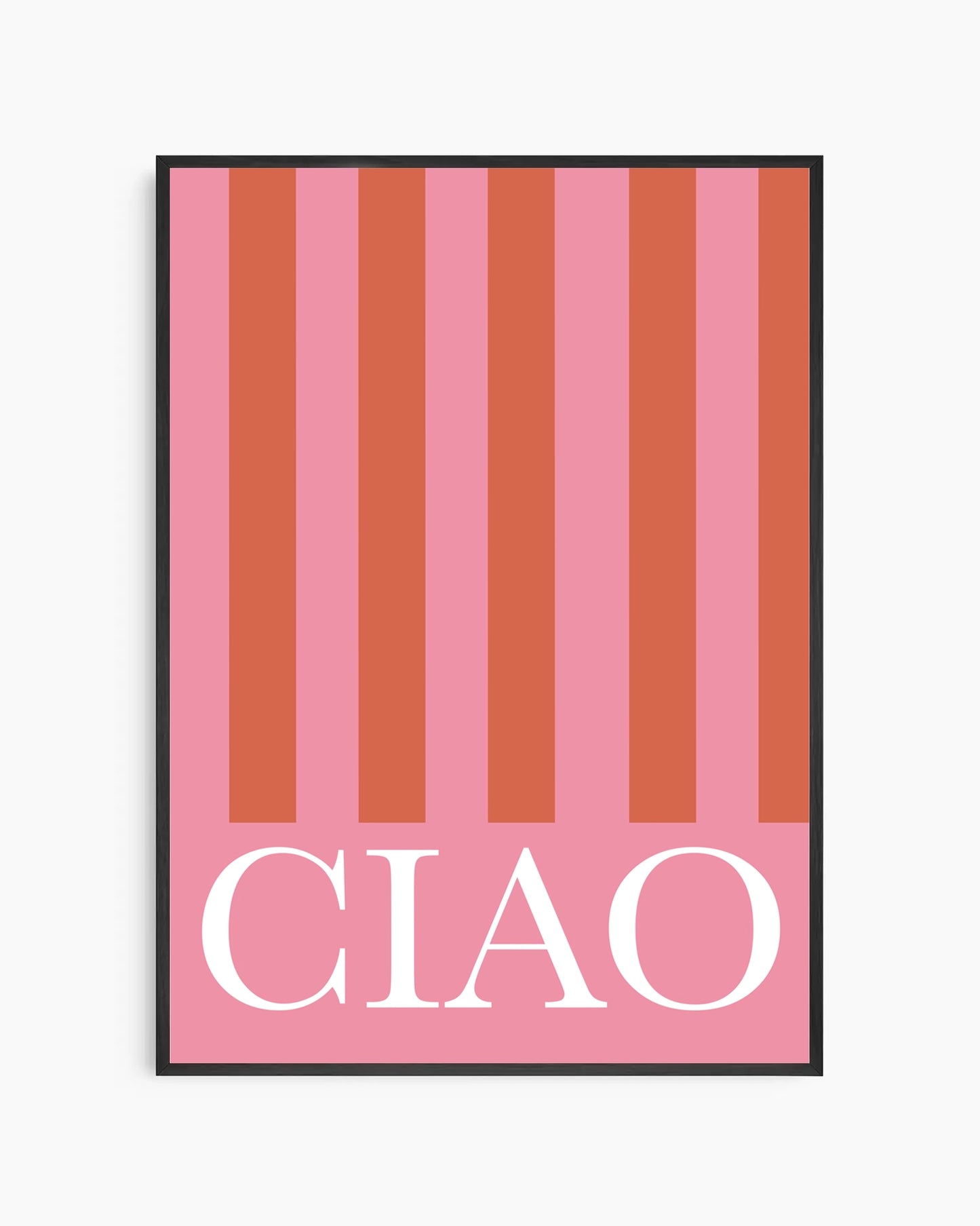 Ciao Stripes Poster