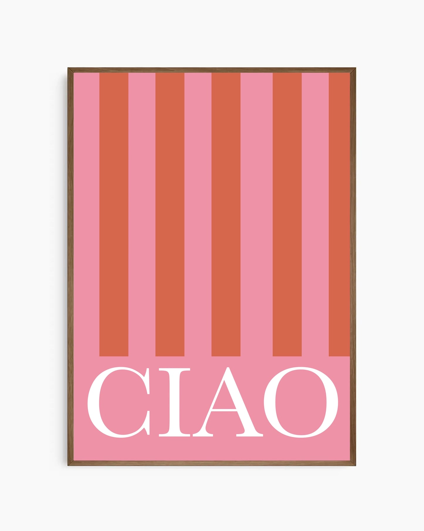 Ciao Stripes Poster