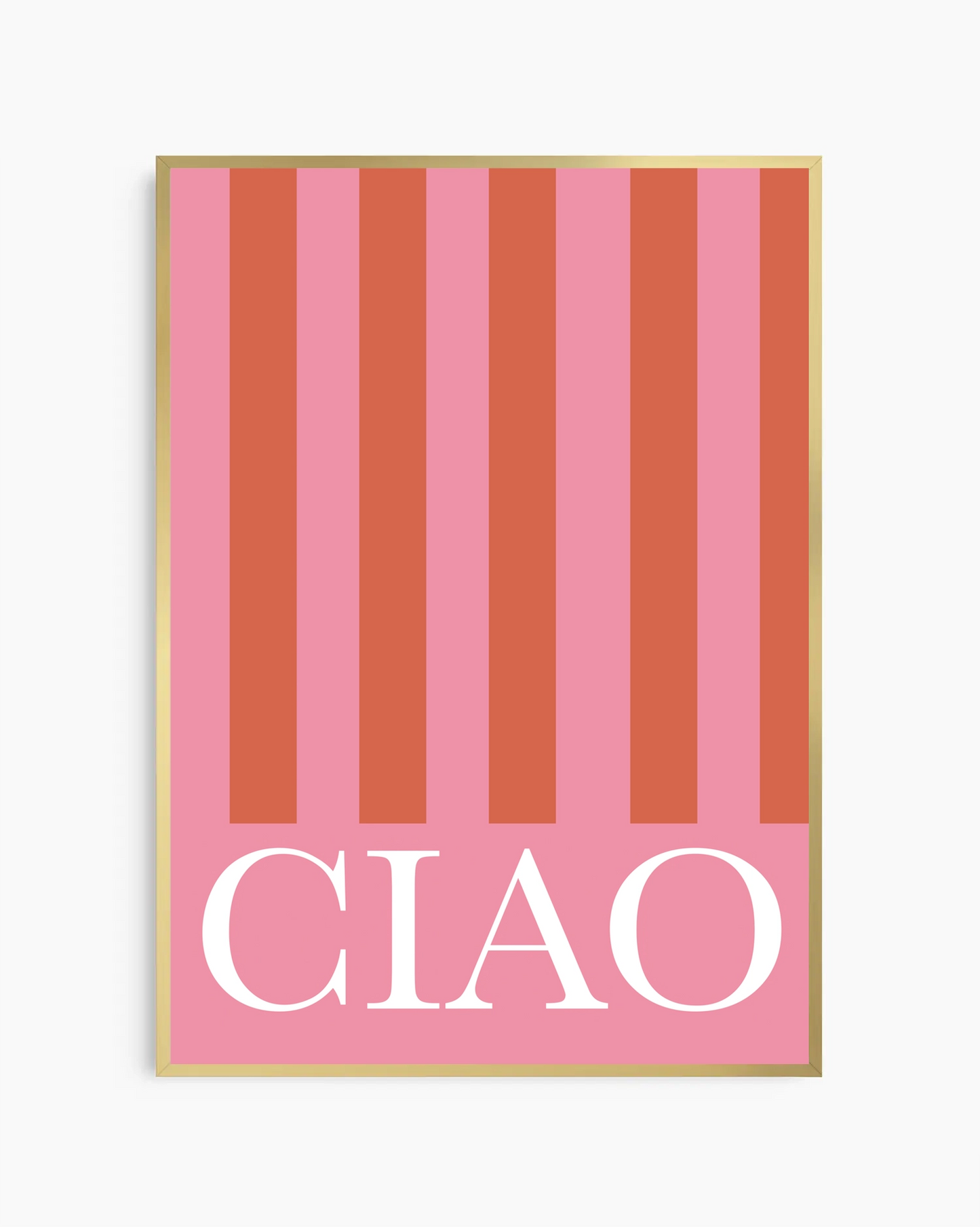 Ciao Stripes Poster