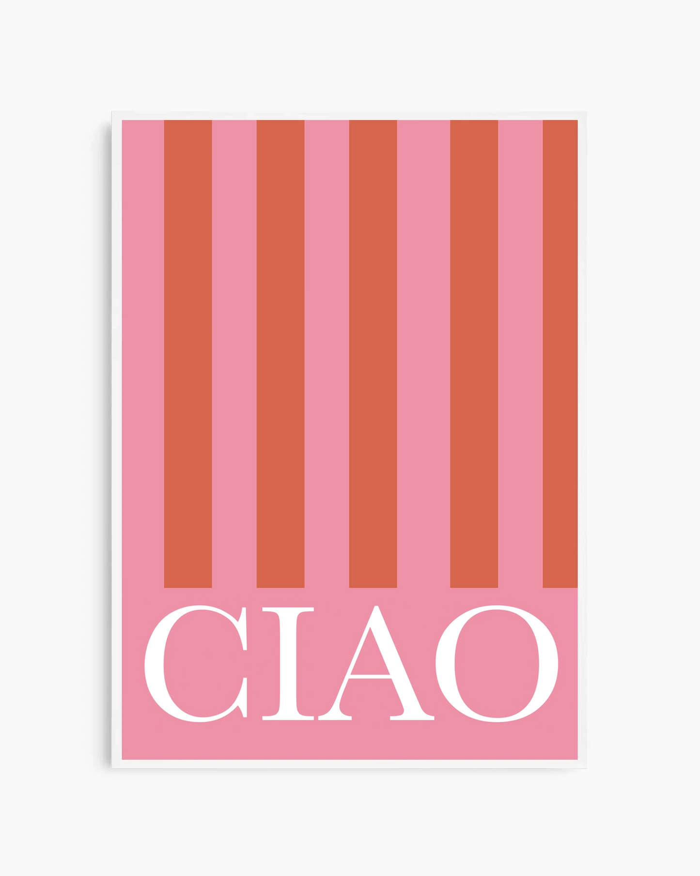 Ciao Stripes Poster