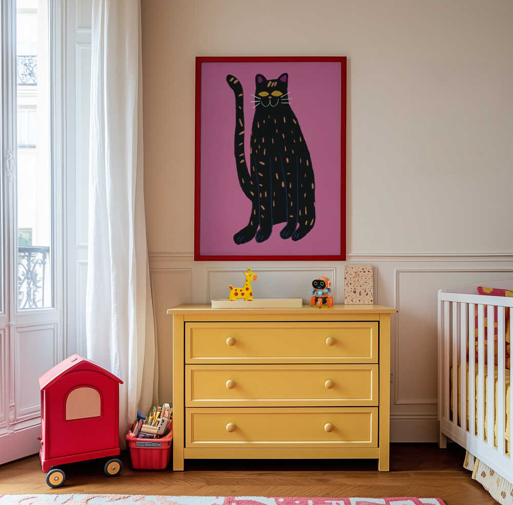 Playful Cat Poster